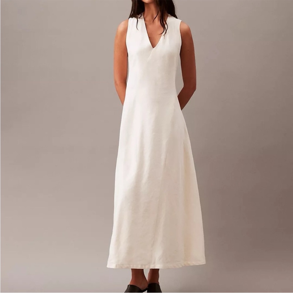 Calvin Klein Ivory Maxi Dress